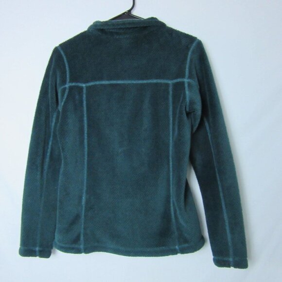 Patagonia Jacket Re-Tool Snap-T Pullover Fleece Forest Green Cozy Women's Small - Picture 7 of 7
